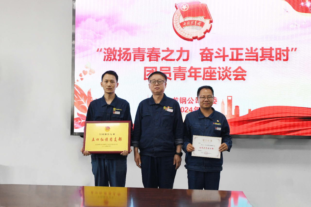 龍鋼公司團委召開“激揚青春之力 奮斗正當其時”青年座談會