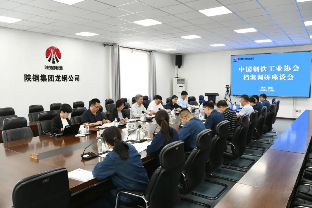 中國(guó)鋼鐵工業(yè)協(xié)會(huì)蘇長(zhǎng)永一行到陜鋼集團(tuán)專(zhuān)題調(diào)研檔案工作